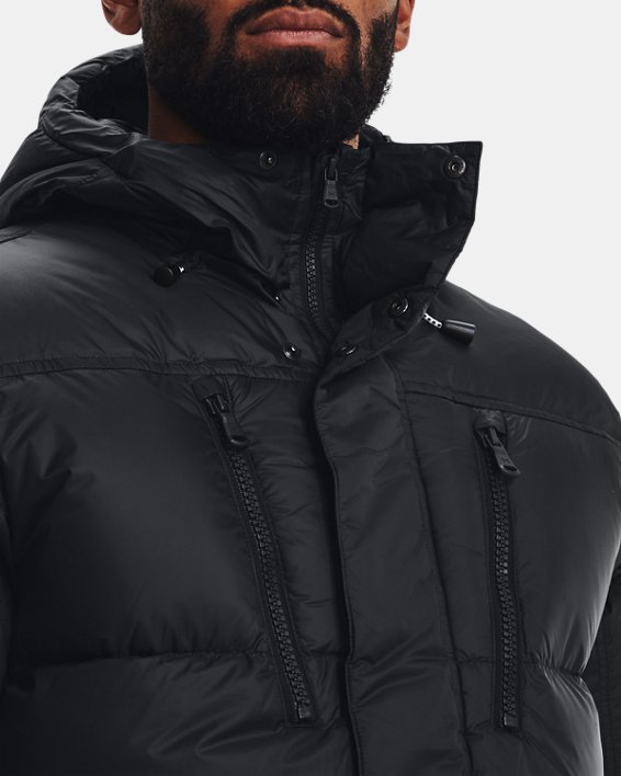 Men's UA Storm ColdGear® Infrared Down Jacket, Black, pdpMainDesktop image number 3